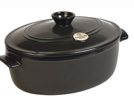 Emile Henry Cookware Braadpan 6 Liter - fusain